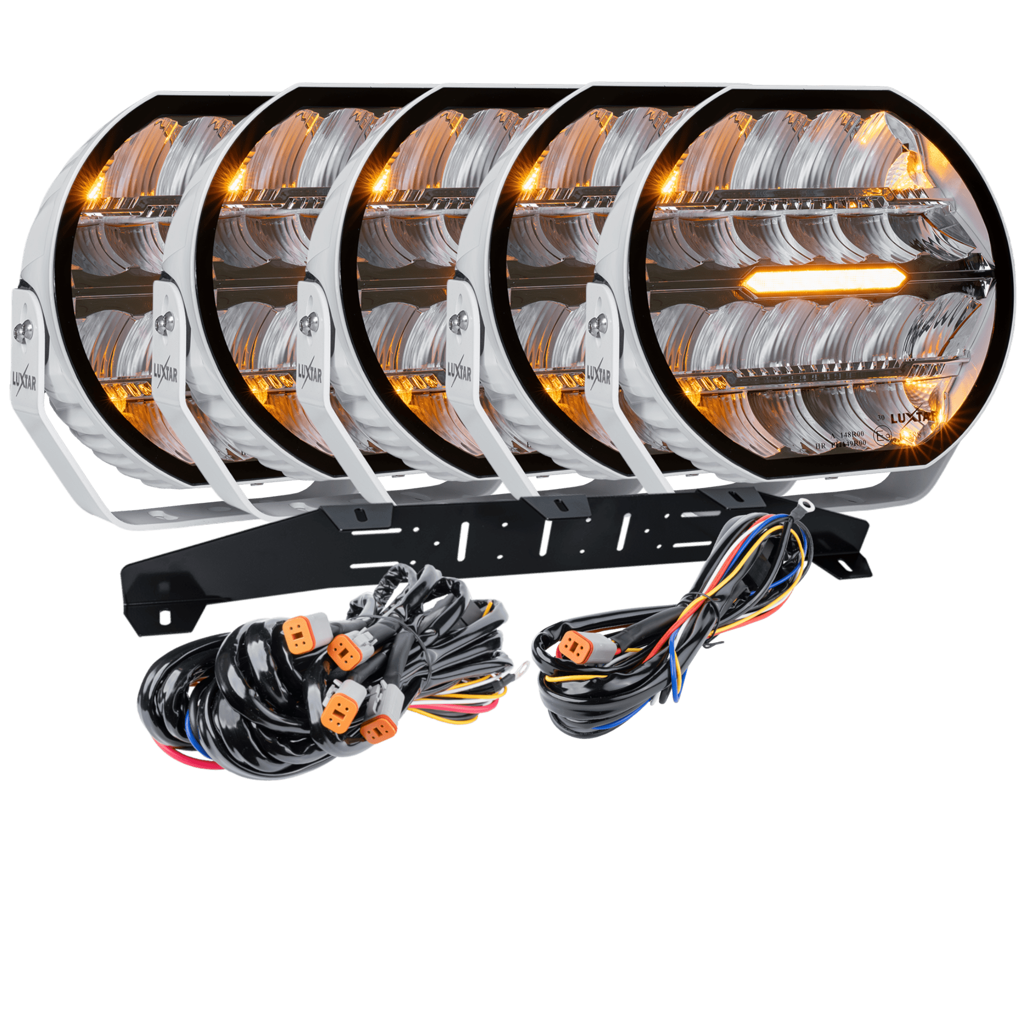 LED ekstralys Stellar White RAD5 – 12.200 lm – 16.480 lm – LUXTAR – produktbillede forfra | LUXTAR