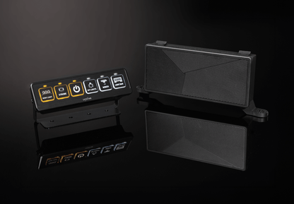 Switch Panel – 6 Channel – 12-24V DC – 2026-12-24 00:00:00 – LUXTAR – produktbild framifrån | LUXTAR