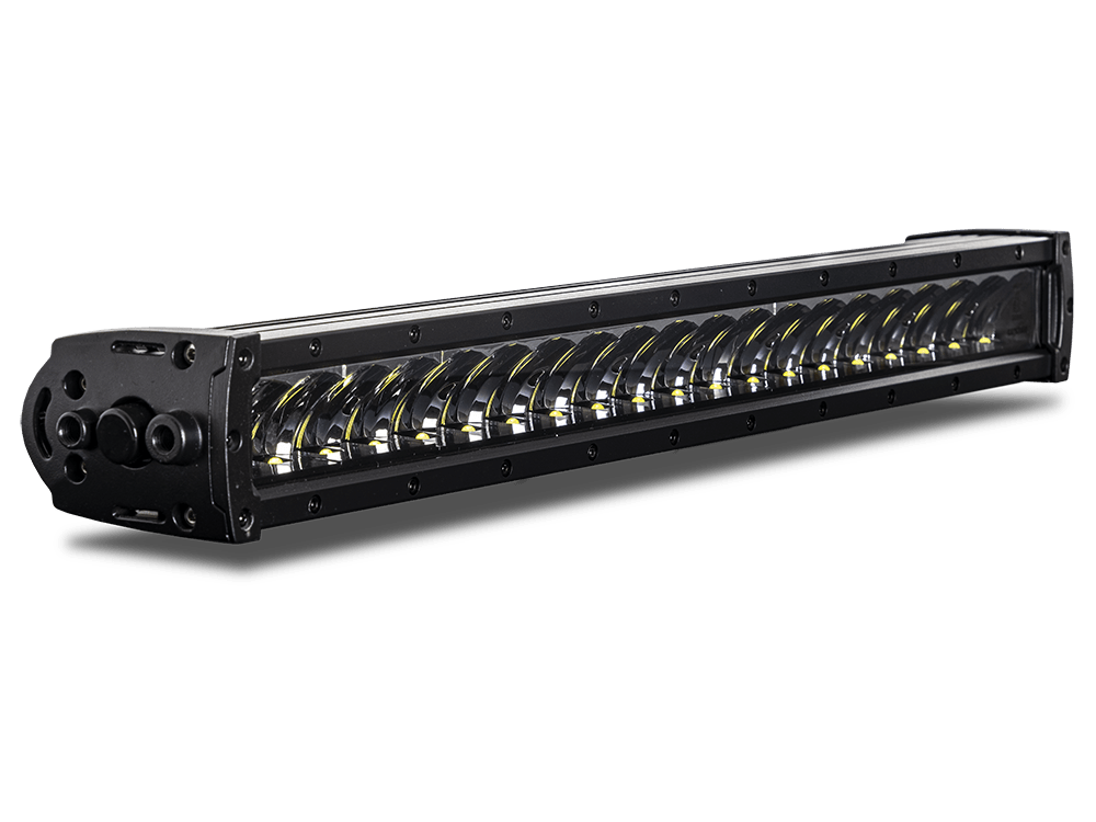 sidebillede, der viser profil og design af LUXTAR X20 Black Edition 200W 57cm kåret som bedste LED - Rampen - LUXTAR