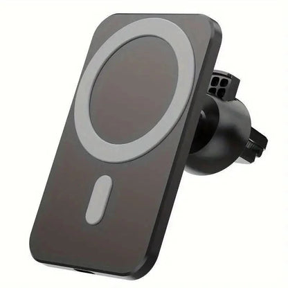 Magnetisk trådløs biloplader med telefonholder - Hurtigoplader til iPhone (MagSafe) - Carlevel - 