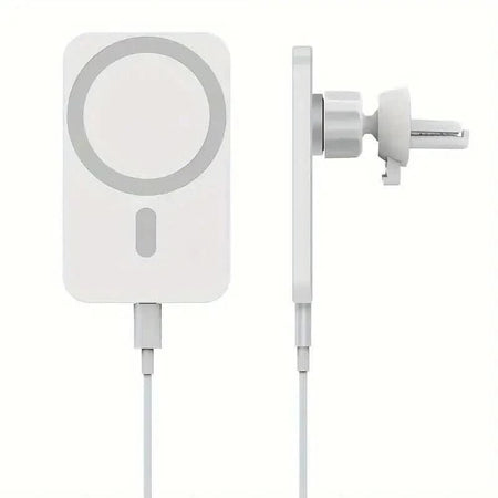 Magnetisk trådløs biloplader med telefonholder - Hurtigoplader til iPhone (MagSafe) - Carlevel - 