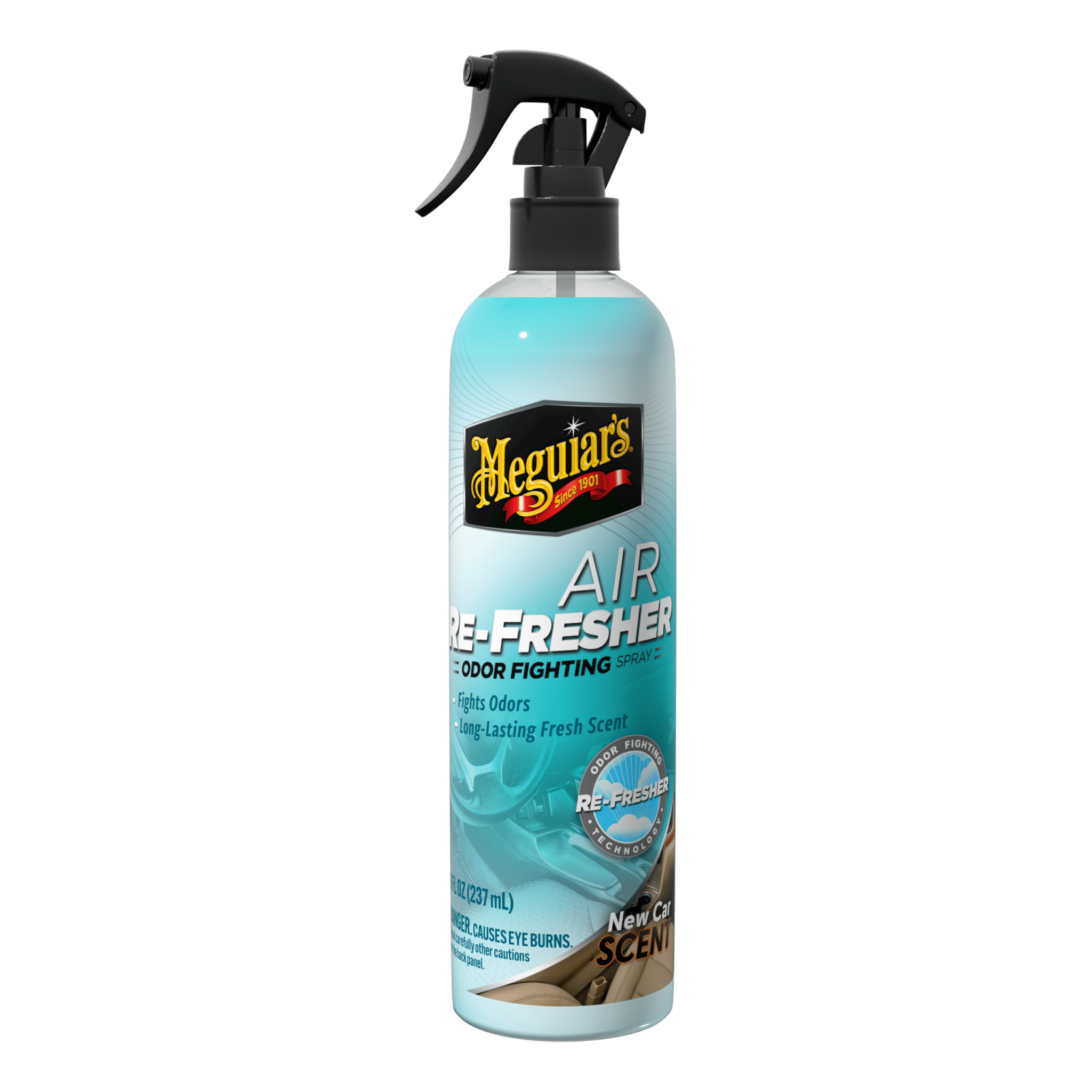 Meguiar's Air Re – Fresher Odor Fighting Spray – Ny bil – Produktbillede set forfra | Meguiars