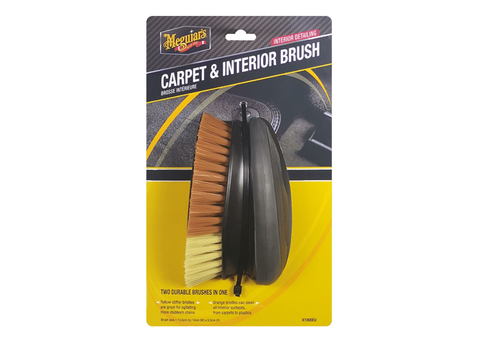 Meguiars tæppe- og interiørbørste - Produktbillede forfra | Meguiars