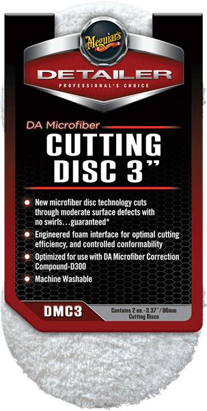 Meguiar's DA Microfiber Cutting Pad 3" 2 - Pack - Produktbillede set forfra | Meguiar's