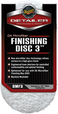 Meguiar's DA Microfiber Finishing Pad 3" 2 - Pakke - Produktbillede set forfra | Meguiar's