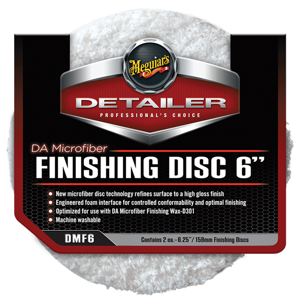 Meguiar's DA Microfiber Finishing Pad 6" 2 - Pack - Produktbillede set forfra | Meguiar's