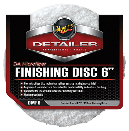Meguiar's DA Microfiber Finishing Pad 6" 2 - Pack - Produktbillede set forfra | Meguiar's
