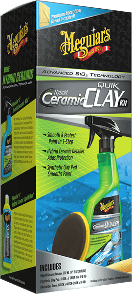 Meguiar's Hybrid Ceramic Clay kit - produktbillede set forfra | Meguiars