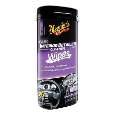 Meguiar's Quik Interior Detailer Wipes - Produktbillede forfra | Meguiars