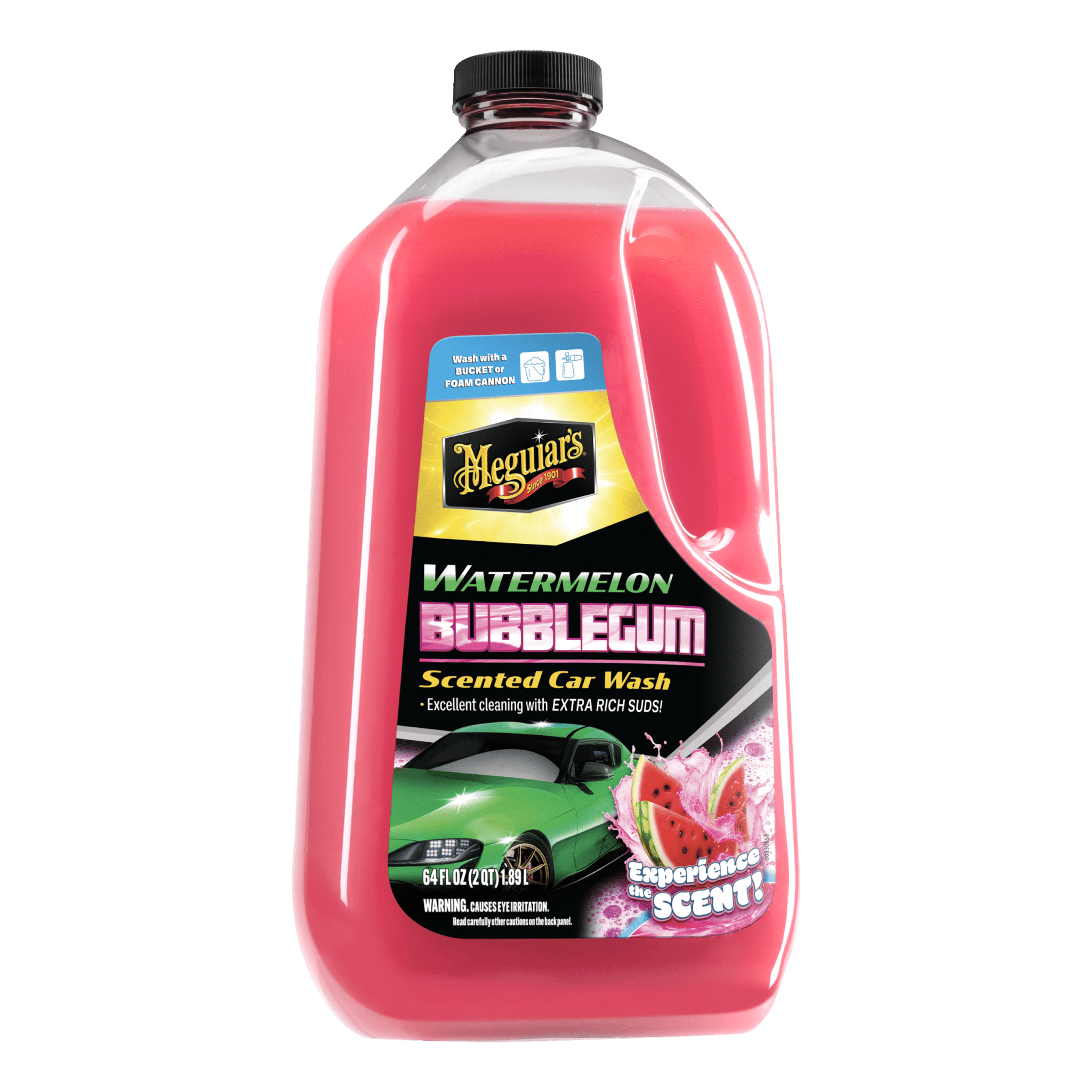 Meguiar's Watermelon Bubblegum Scented Car Wash - Produktbillede forfra | Meguiars