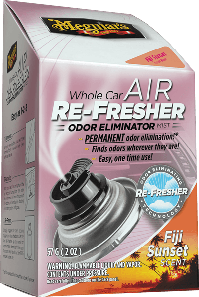Meguiar's Whole Car Air Re – friskere Fiji-solnedgang – produktbillede set forfra | Meguiars