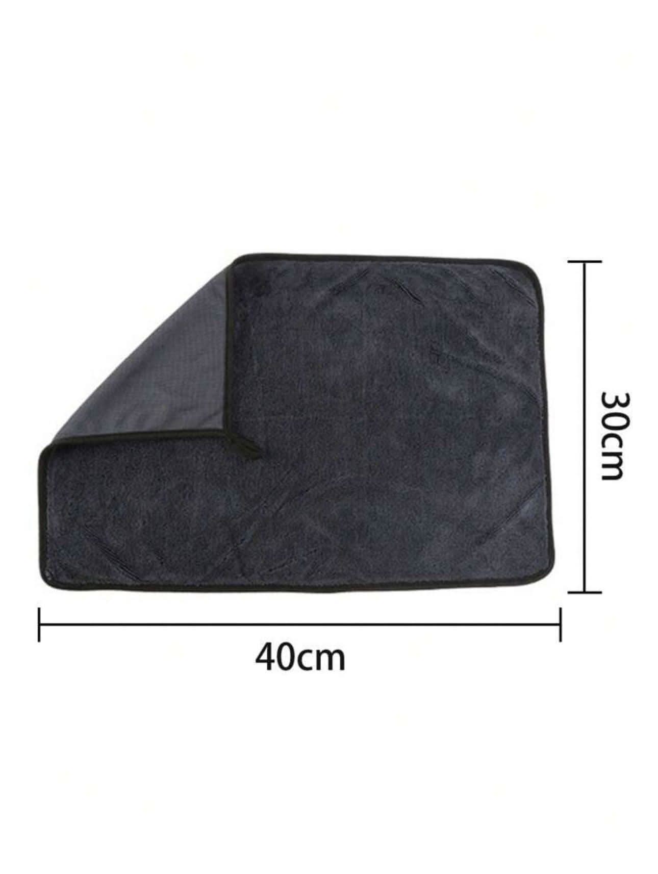 Meget absorberende mikrofiberklud 30x40 cm - Effektiv til bilpleje og rengøring - Carlevel - 
