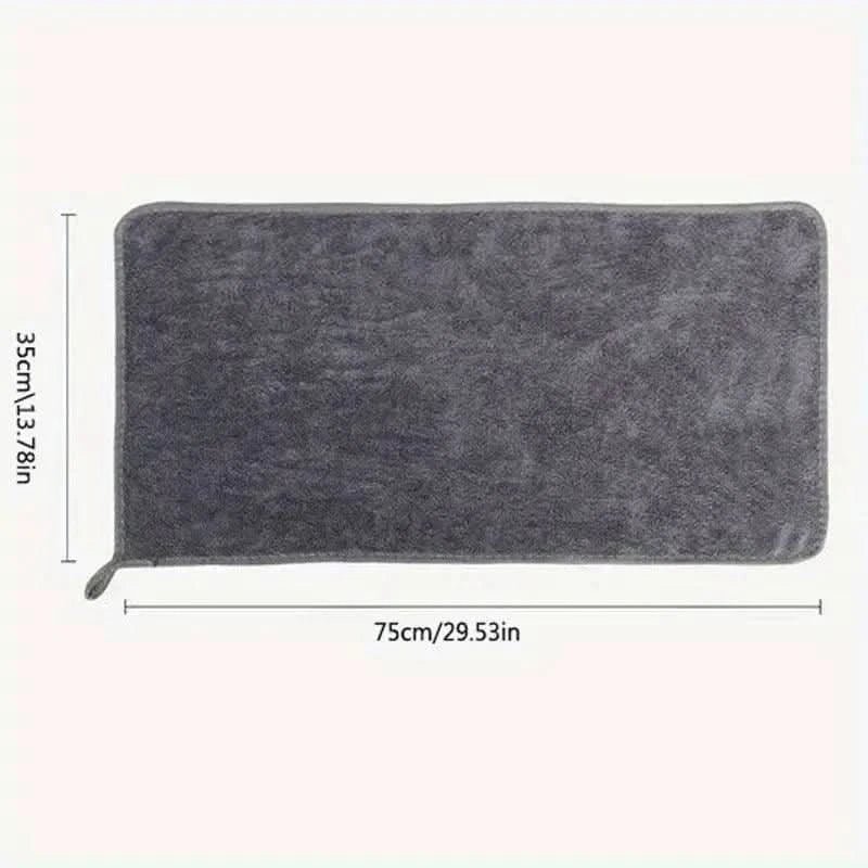 Mikrofiberklud Superabsorberende viskeklud 35x70 cm - Ideel til bilpleje og hurtig tørring - Carlevel - 