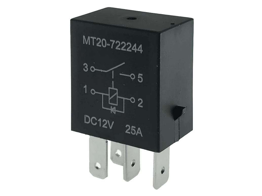 produktbillede fra forsiden viser Microrelay 4 - Pin terminering med diode - Carlevel