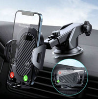 Biltelefonholder med stærk sugekop - Universal mobilholder til alle smartphones - Carlevel - 