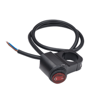 Motorcykelkontakt ON/OFF - 12V - produktbillede forfra | Carlevel