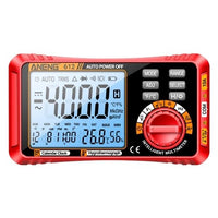 Multimeter 3-i-1 4000 tæller - temperatur & fugtighed - digitalt voltmeter - produktbillede forfra | Carlevel