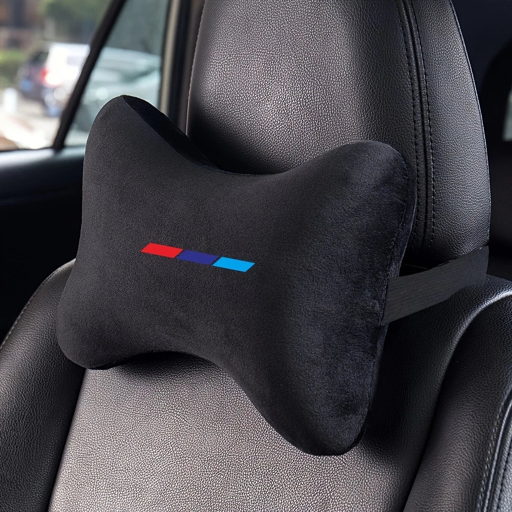 Memory foam nakkestøtte - universal bilpude til BMW - forfra produktbillede | Carlevel