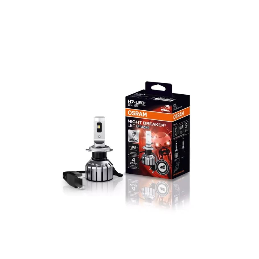 NIGHT BREAKER LED – MC – H7 – LED – produkt set fra siden | OSRAM