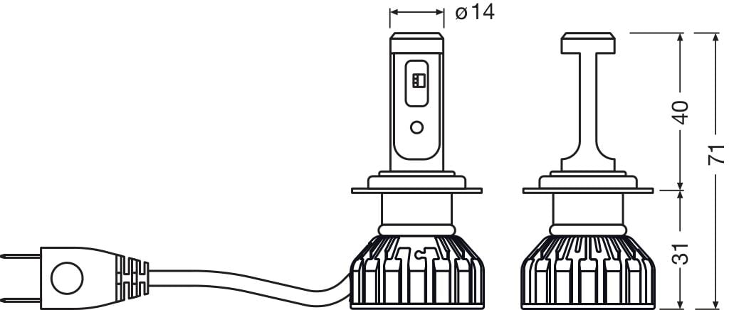 NIGHT BREAKER LED SMART H7 – Street Legal – Emballage og indhold | OSRAM