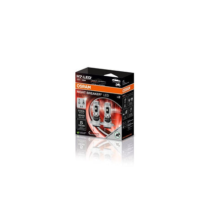 emballage og inkluderet tilbehør til NIGHT BREAKER LED SPEED H7 – Street Legal – OSRAM