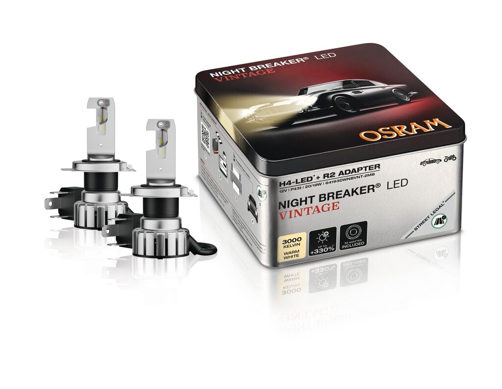 produktbillede 11 af NIGHT BREAKER LED VINTAGE H4 – Street Legal – OSRAM