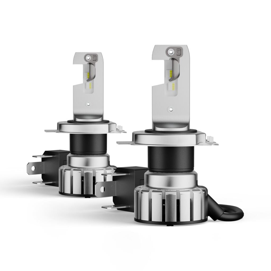 sidebillede, der viser profil og design af NIGHT BREAKER LED VINTAGE H4 - Street Legal - OSRAM