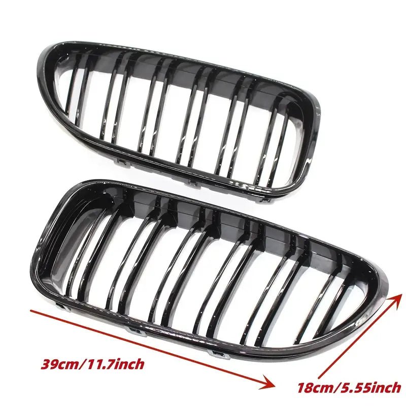 Nyregitter til BMW 6-serie F06/F12/F13 2012-2017 - Glans sort ABS-plastik - Nærbillede detaljer | Carlevel