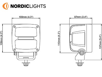 Nordic Light Arbejdsbelysning 50W - nærbilleder | Carlevel