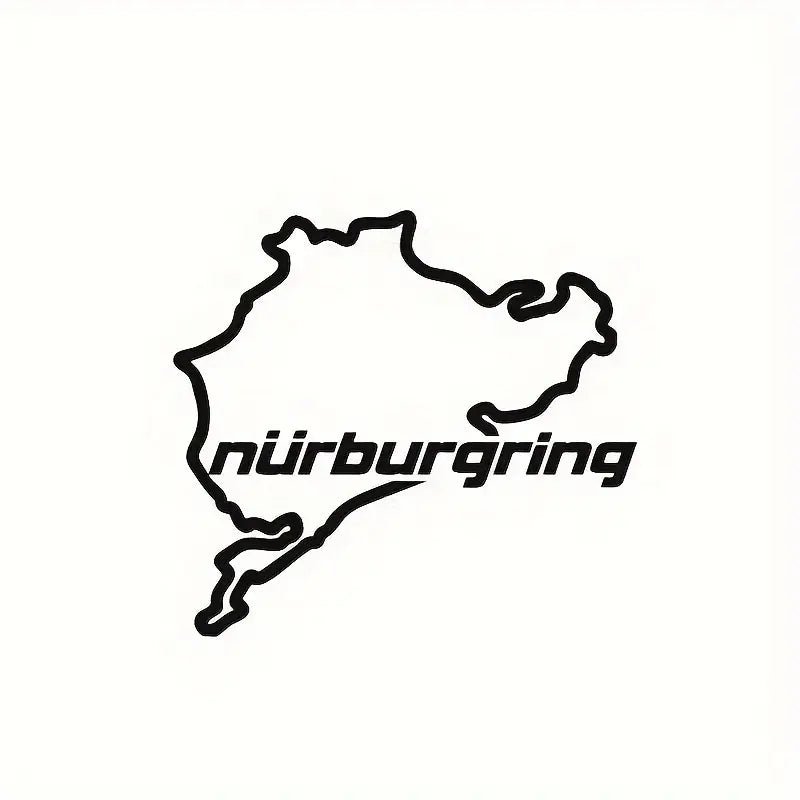 Nürburgring-klistermærke - Premium-bilmærkat til entusiaster - Nærbilleder | Carlevel