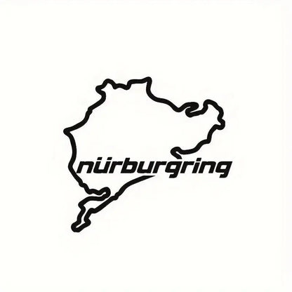 Nürburgring-klistermærke - Premium-bilmærkat til entusiaster - Nærbilleder | Carlevel