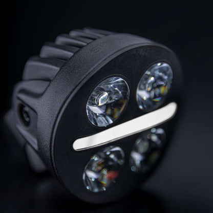 LED rampe NUUK D-Line MC 3" 2540 lm E-godkendt - Hvid/Gul Pos lys - emballage og indhold | Carlevel