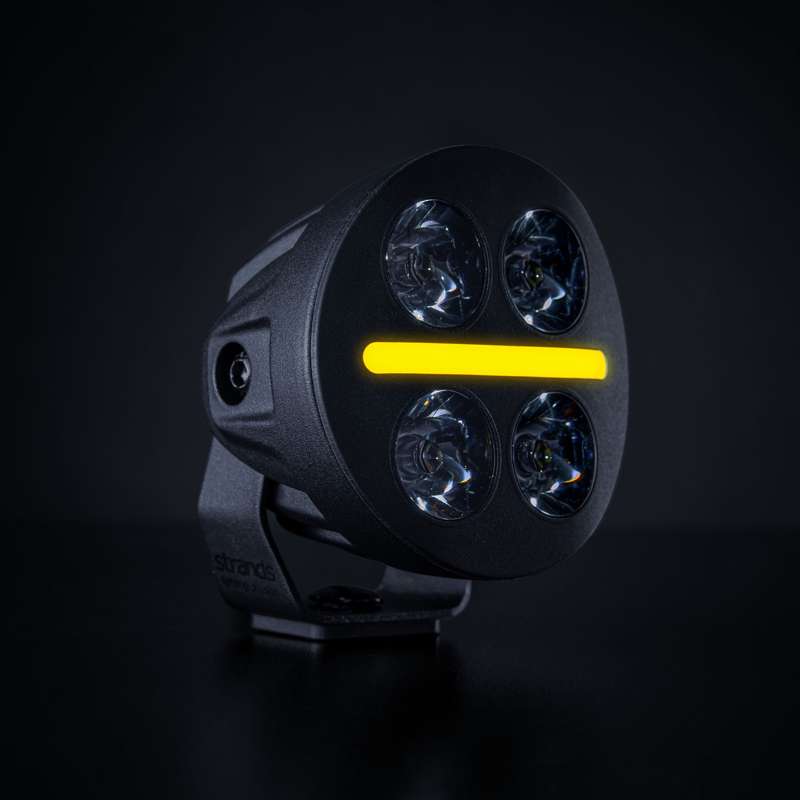 LED rampe NUUK D-Line MC 3" 2540 lm E-godkendt - Hvid/Gul Pos lys - produktbillede forfra | Carlevel