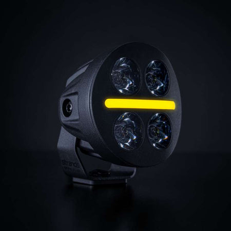 LED rampe NUUK D-Line MC 3" 2540 lm E-godkendt - Hvid/Gul Pos lys - produktbillede forfra | Carlevel