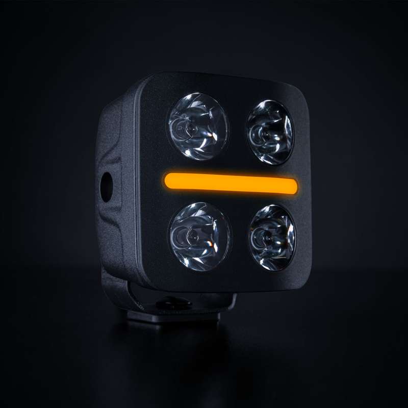 Ekstra lys NUUK D-Line QBA 3″ 2710 lm hvid/orange pos lys - produktbillede forfra | Carlevel