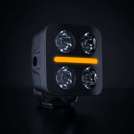Ekstra lys NUUK D-Line QBA 3″ 2710 lm hvid/orange pos lys - produktbillede forfra | Carlevel
