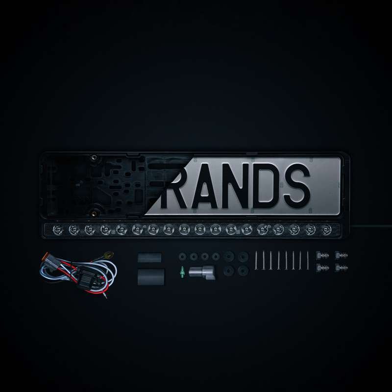 LED rampe Strands NUUK E-Line 7800 lm - nummerpladeholder - i brug | Strands Lysafdeling