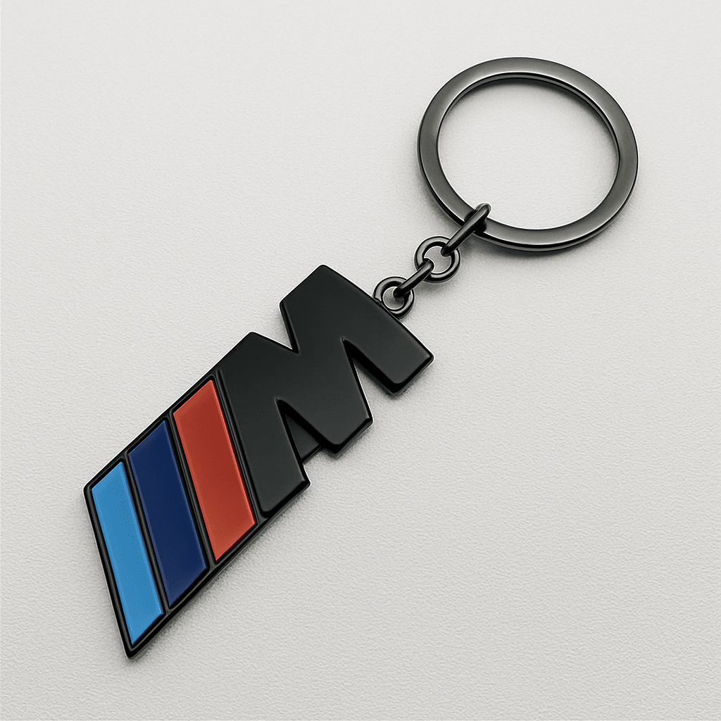 Nøglering BMW M - metal nøglering til stil og funktion - forfra produktbillede | Carlevel