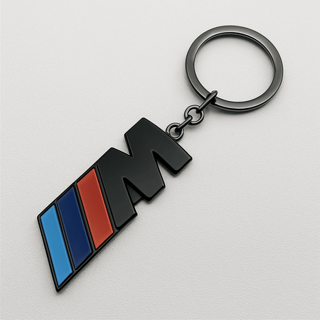 Nøglering BMW M - metal nøglering til stil og funktion - forfra produktbillede | Carlevel