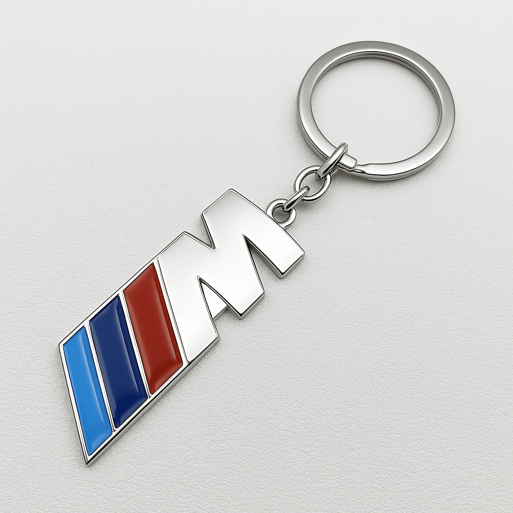 Nøglering BMW M - metal nøglering til stil og funktion - nærbillede detaljer | Carlevel