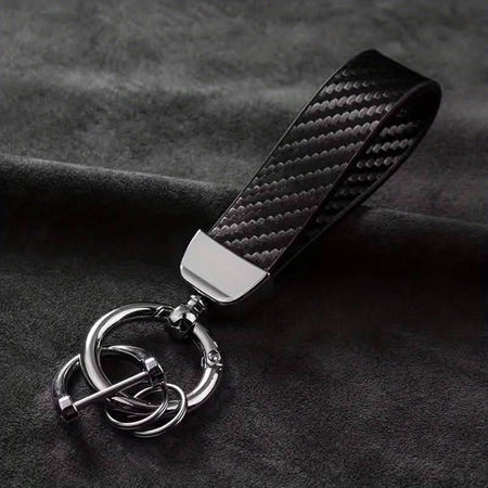 Nøglering i Carbon Fiber - Stilfuldt og holdbart design i Carbon Fiber - Carlevel - 