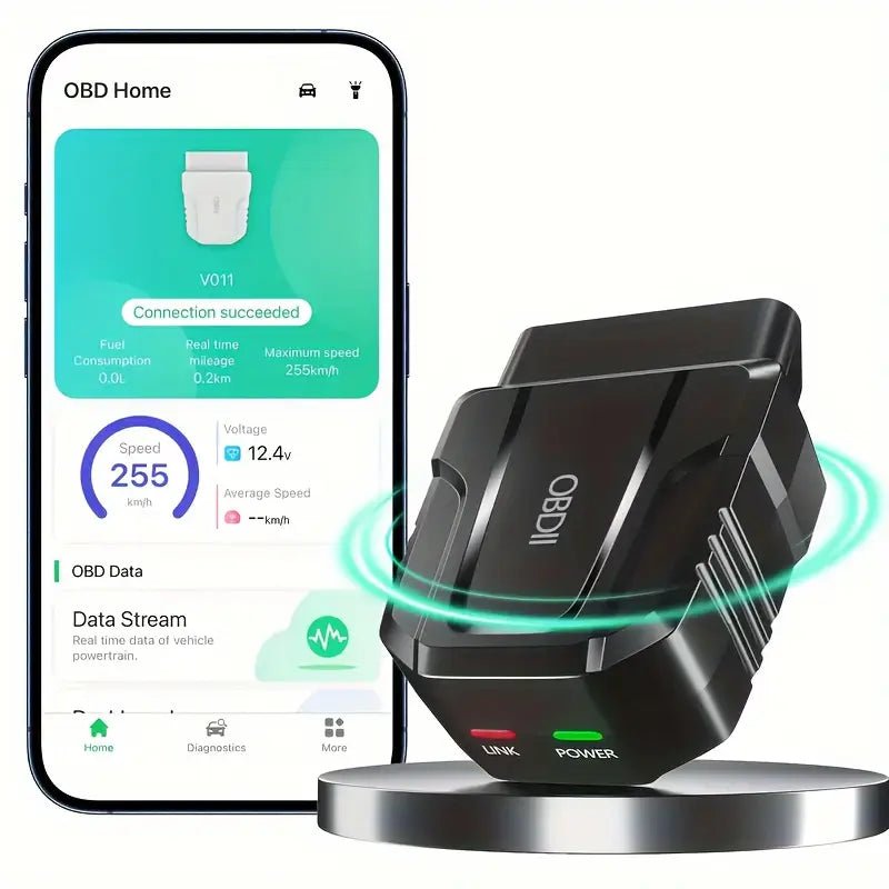 OBD2 Scanner Reader - Trådløs diagnostik til iOS og Android | Ryd fejlkoder, Live Data & Performance Test - Eksklusiv APP - Carlevel - 