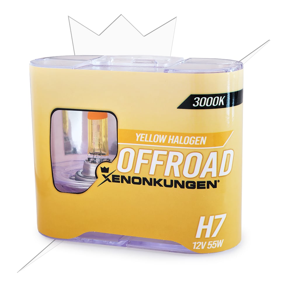 Offroad Halogen – H7 – produkt set fra siden | ANDRE