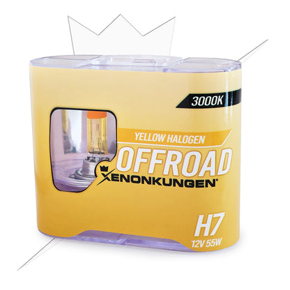 Offroad Halogen – H7 – produkt set fra siden | ANDRE