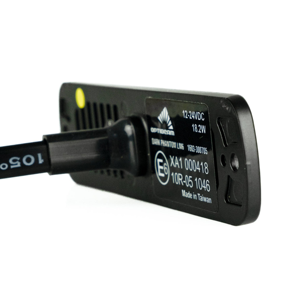 Optibeam Dark Phantom LM6 Flash Light Orange - i brug | Optibeam