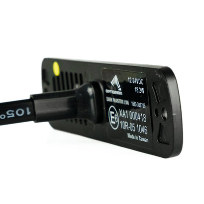Optibeam Dark Phantom LM6 Flash Light Orange - i brug | Optibeam