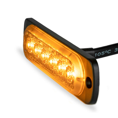 Optibeam Dark Phantom LM6 Flash Light Orange - produkt set fra siden | Optibeam