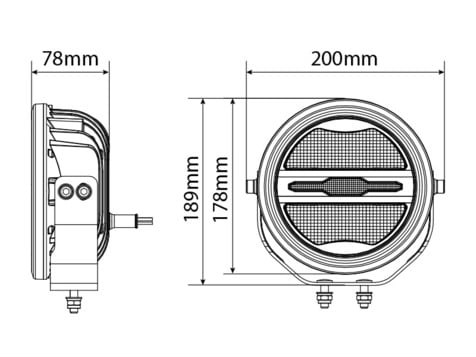 OPTIBEAM Extra light Savage 7" – produktbillede 14 | Optibeam