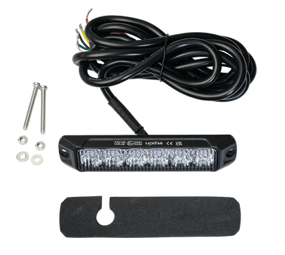 OptiFlux – Advarselslys – Amber 6 LED – 2026-10-30 00:00:00 – IP67, IP69K – LUXTAR – alternativ visning | LUXTAR