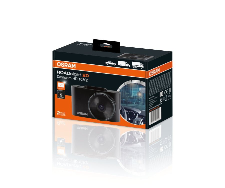 billede, der viser brugen af Dashcam ROADSIGHT 20 FS1 - OSRAM